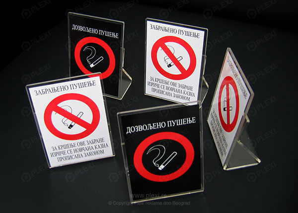 Stalci za pušenje - PLEXI - RZ022