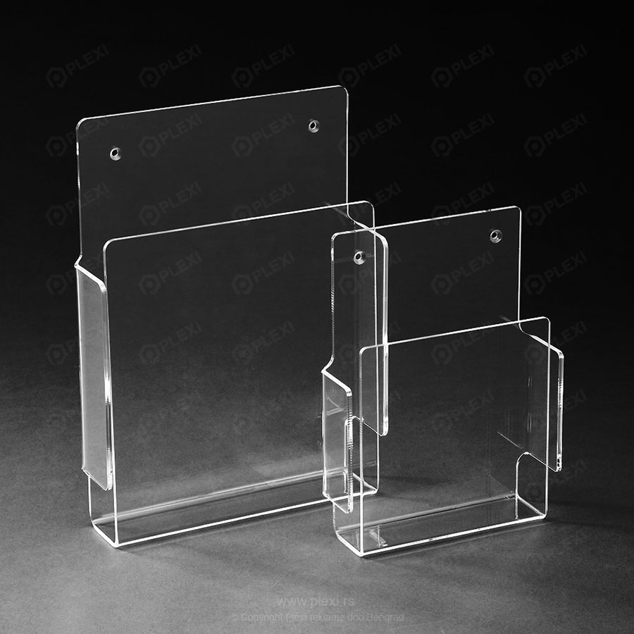 Zidni držač flajer od pleksiglasa - PLEXI DZ002