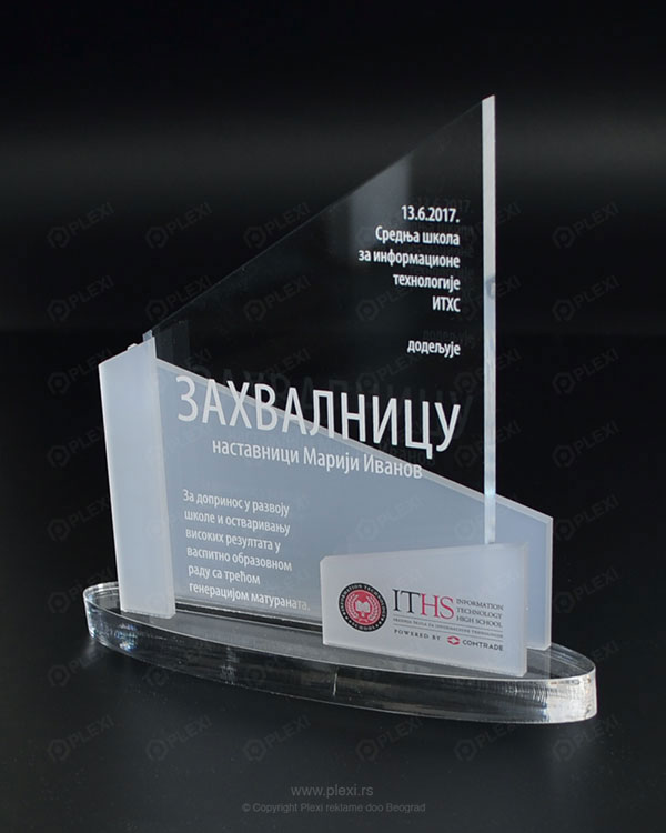 Nagrada ITHS - PLEXI - NG006